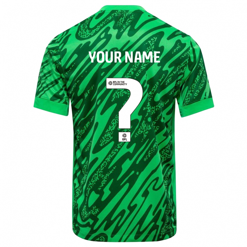 גברים פורטסמות' ירוק יער חולצת שוער 2025/26 חולצה קצרה