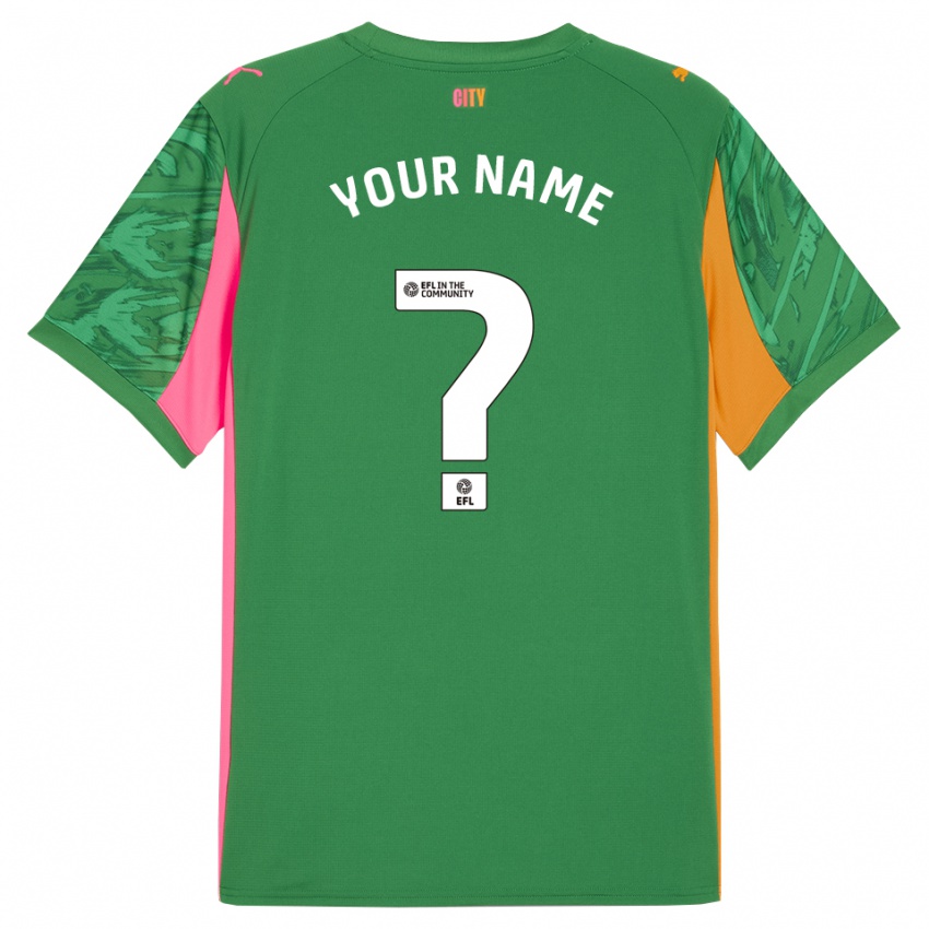 גברים סאות'המפטון ירוק כתום חולצת שוער 2025/26 חולצה קצרה