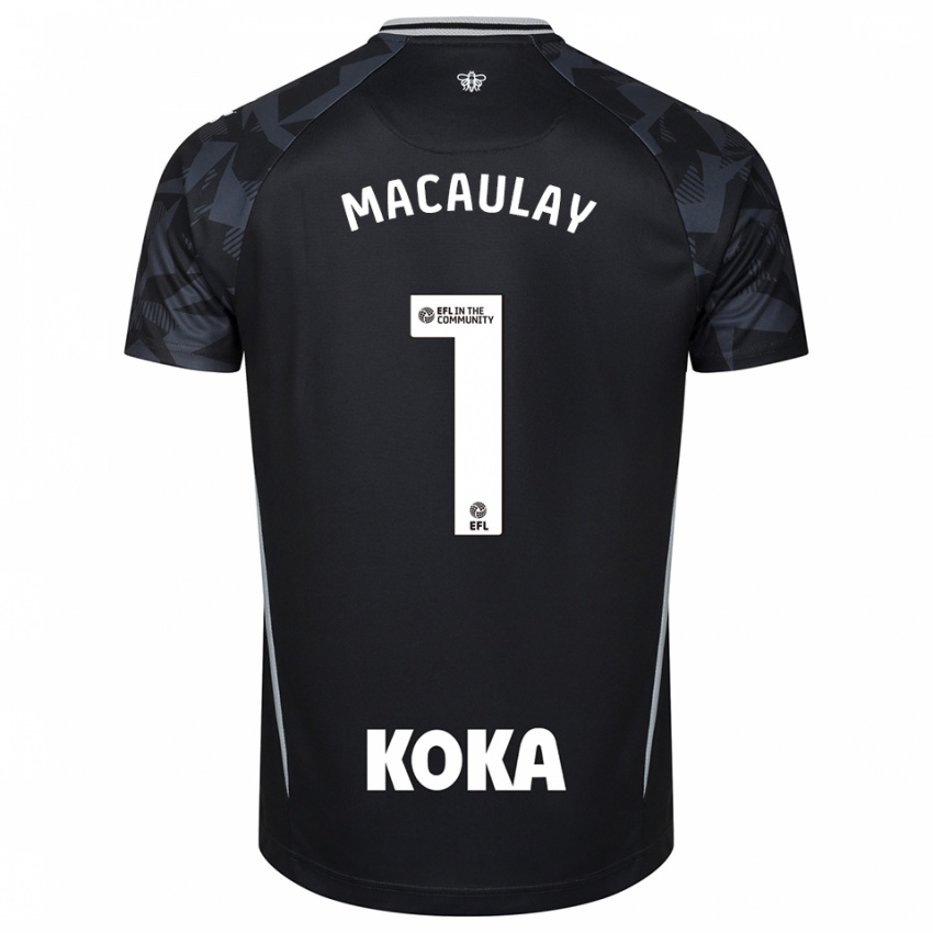 גברים ג׳ונת׳ן מקולי #1 כחול שחור חולצת שוער 2025/26 חולצה קצרה