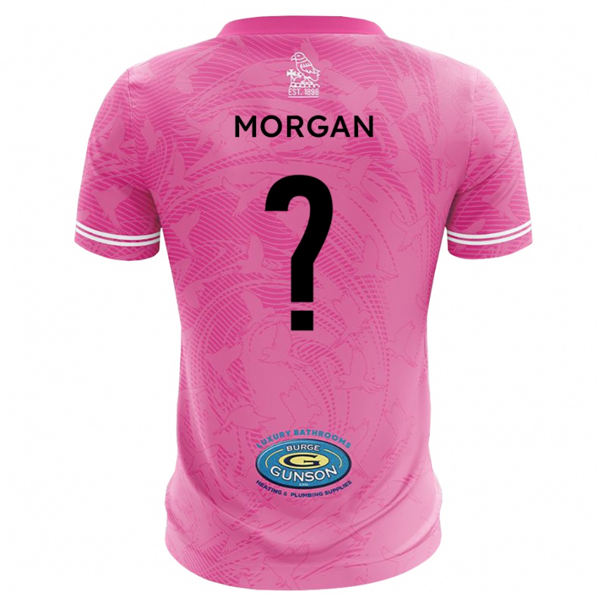 גברים Kai Morgan #0 ורוד לבן חולצת שוער 2025/26 חולצה קצרה