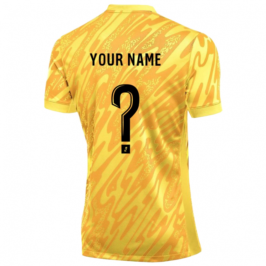 גברים מונפלייה צהוב כתום חולצת שוער 2025/26 חולצה קצרה