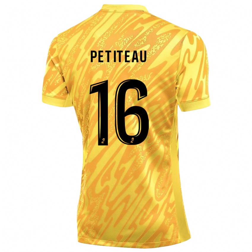 גברים מארי פטיטו #16 צהוב כתום חולצת שוער 2025/26 חולצה קצרה