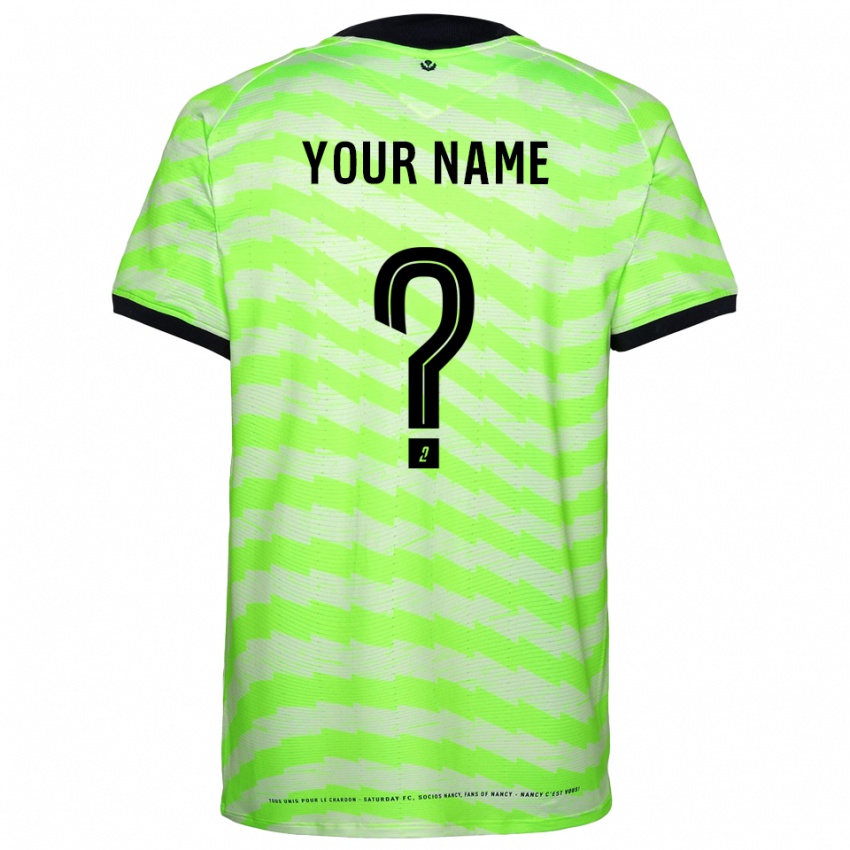 גברים נאנסי ירוק ניאון חולצת שוער 2025/26 חולצה קצרה