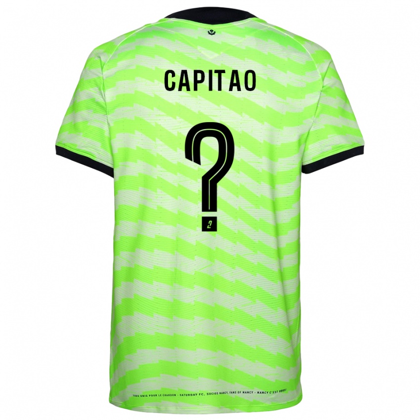 גברים Maud Capitao #0 ירוק ניאון חולצת שוער 2025/26 חולצה קצרה