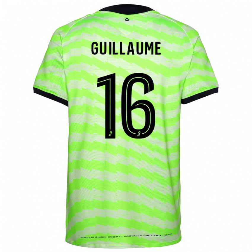 גברים Théo Guillaume #16 ירוק ניאון חולצת שוער 2025/26 חולצה קצרה