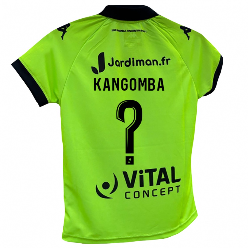 גברים Kayne Kangomba #0 ירוק ניאון חולצת שוער 2025/26 חולצה קצרה