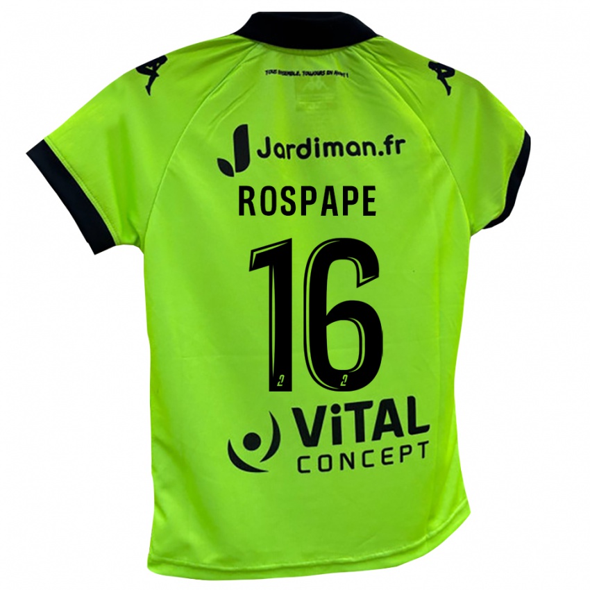 גברים Milo Rospape #16 ירוק ניאון חולצת שוער 2025/26 חולצה קצרה