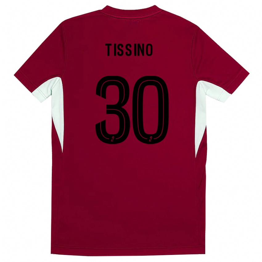 גברים Julie Tissino #30 שחור אדום חולצת שוער 2025/26 חולצה קצרה