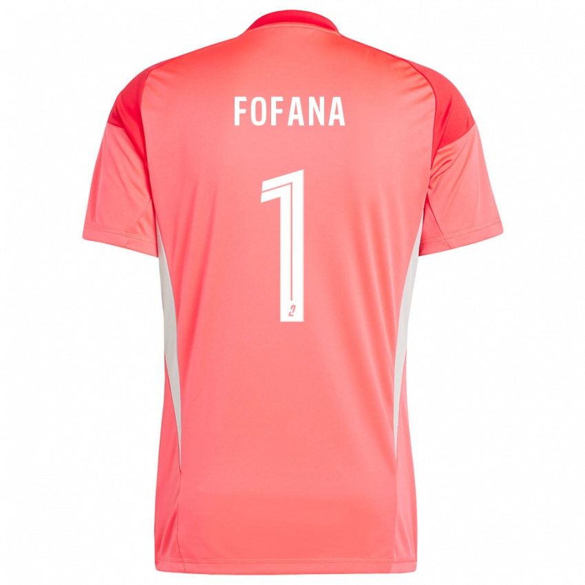 גברים Cheik Fofana #1 לבן אדום כתום חולצת שוער 2025/26 חולצה קצרה