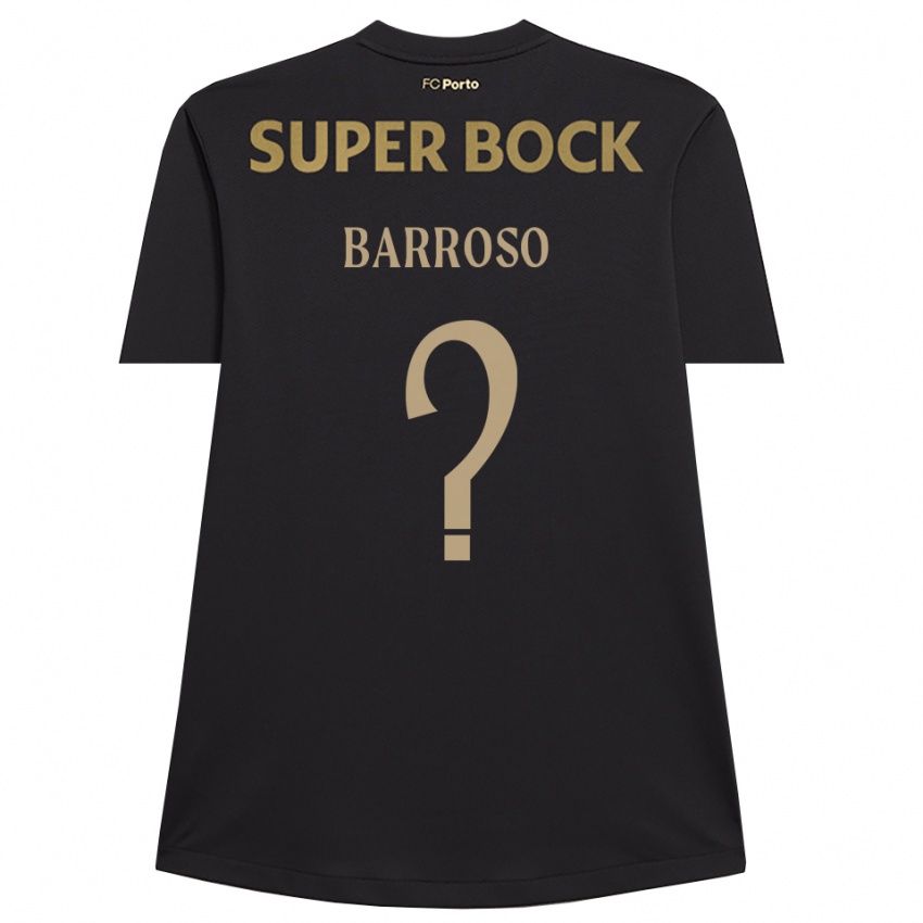 גברים Francisco Barroso #0 שחור חום חולצת שוער 2025/26 חולצה קצרה