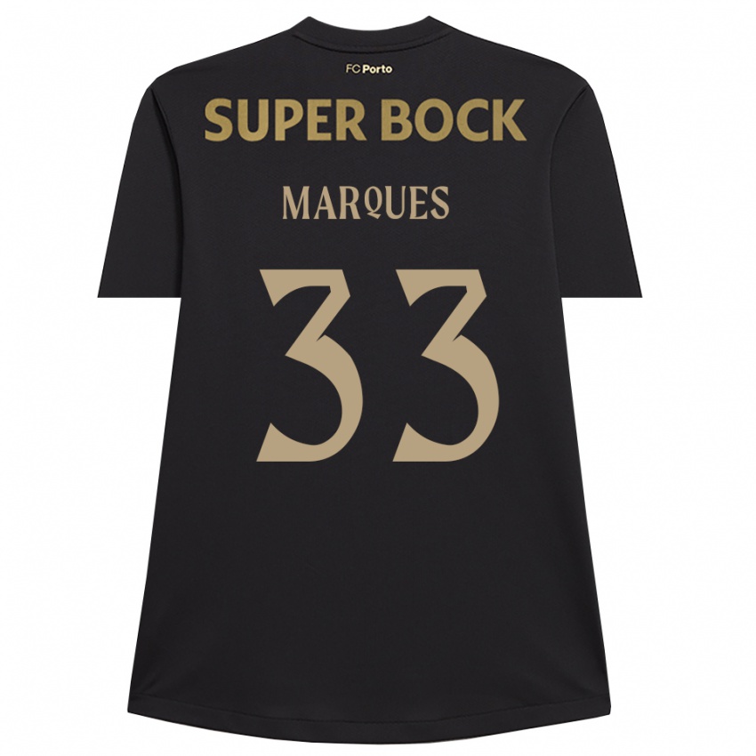 גברים Bárbara Marques #33 שחור חום חולצת שוער 2025/26 חולצה קצרה