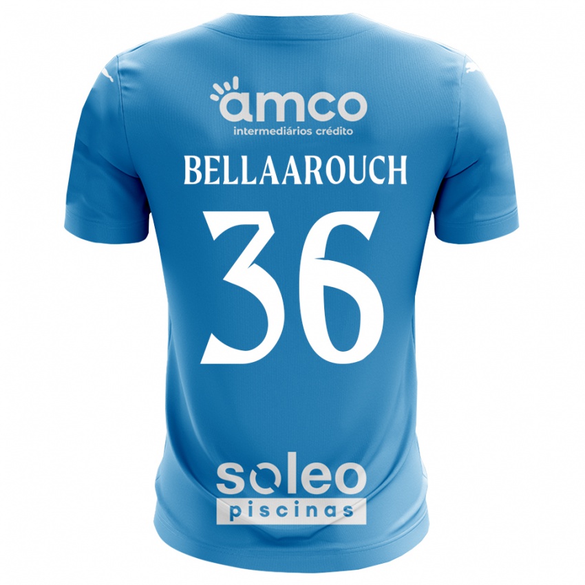 גברים עלא בלארוץ' #36 כחול לבן חולצת שוער 2025/26 חולצה קצרה
