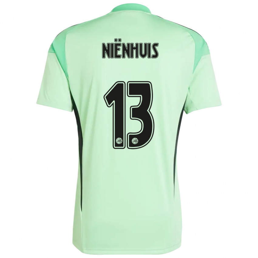 גברים לואיס ניינהויס #13 ירוק בהיר שחור חולצת שוער 2025/26 חולצה קצרה