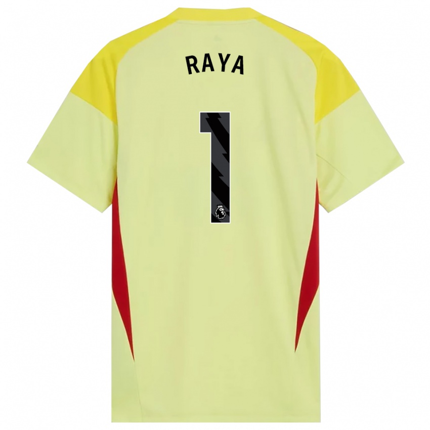 גברים דויד ראיה #1 צהוב אדום שחור חולצת שוער 2025/26 חולצה קצרה