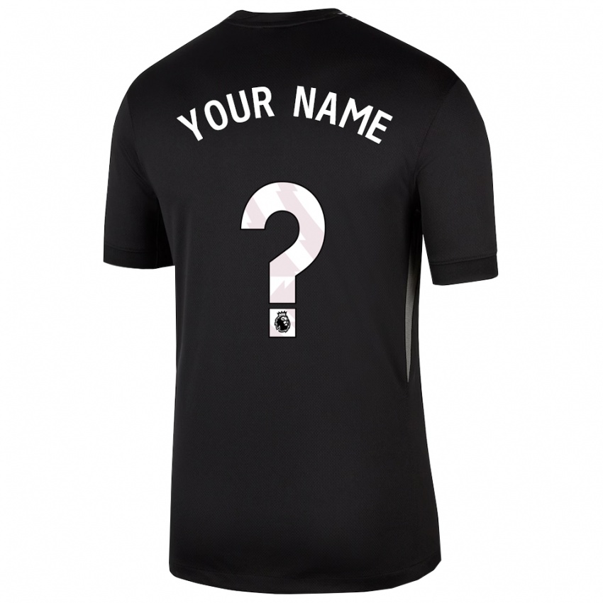 גברים צ'לסי שחור לבן חולצת שוער 2025/26 חולצה קצרה