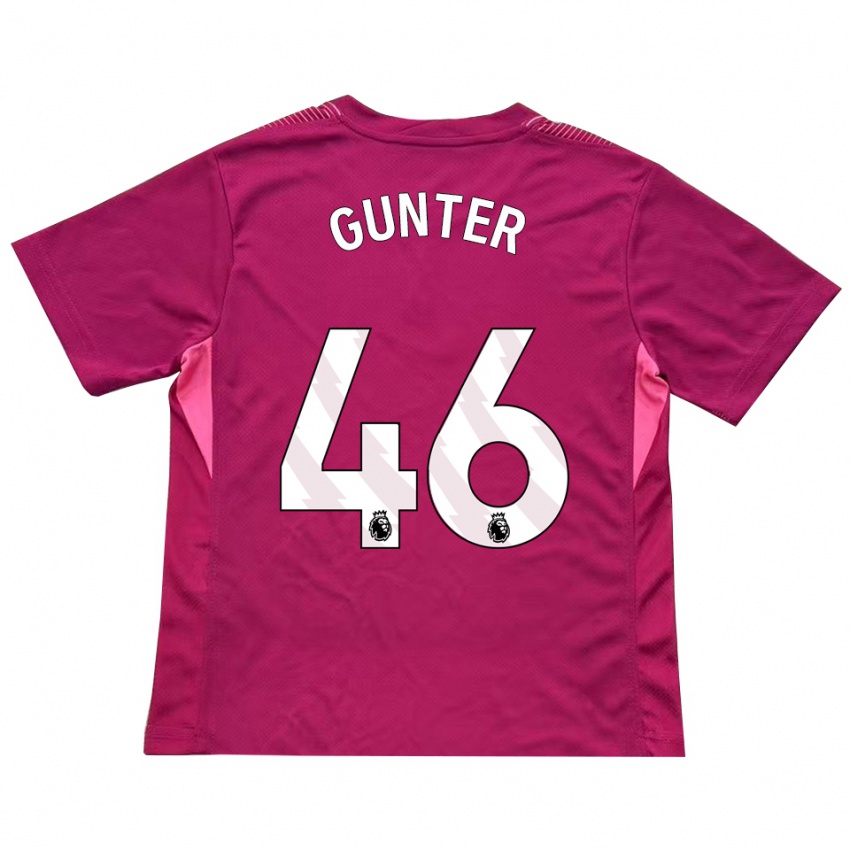 גברים לוקה גונטר #46 ורד לבן חולצת שוער 2025/26 חולצה קצרה