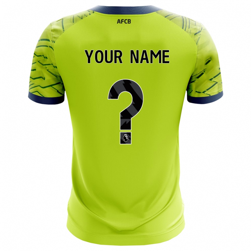 גברים בורנמות' ירוק צהוב חולצת שוער 2025/26 חולצה קצרה