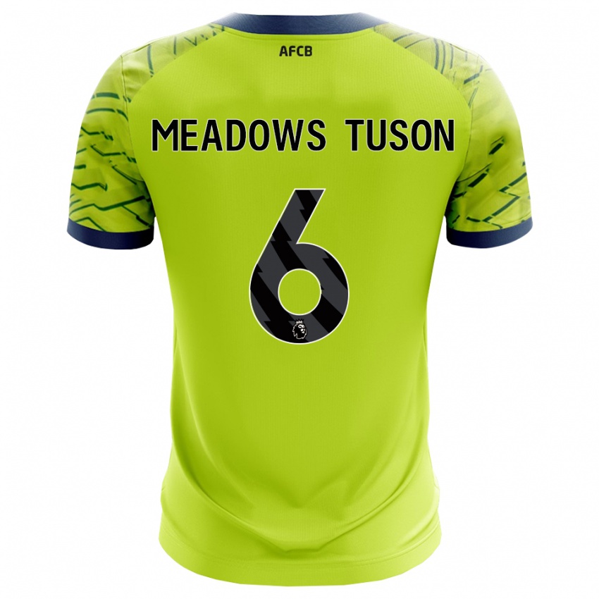 גברים Freya Meadows Tuson #6 ירוק צהוב חולצת שוער 2025/26 חולצה קצרה