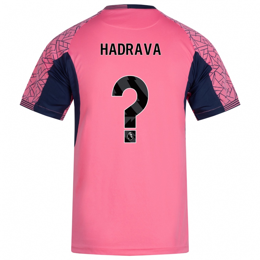 גברים Lily Hadrava #0 ורוד שחור חולצת שוער 2025/26 חולצה קצרה