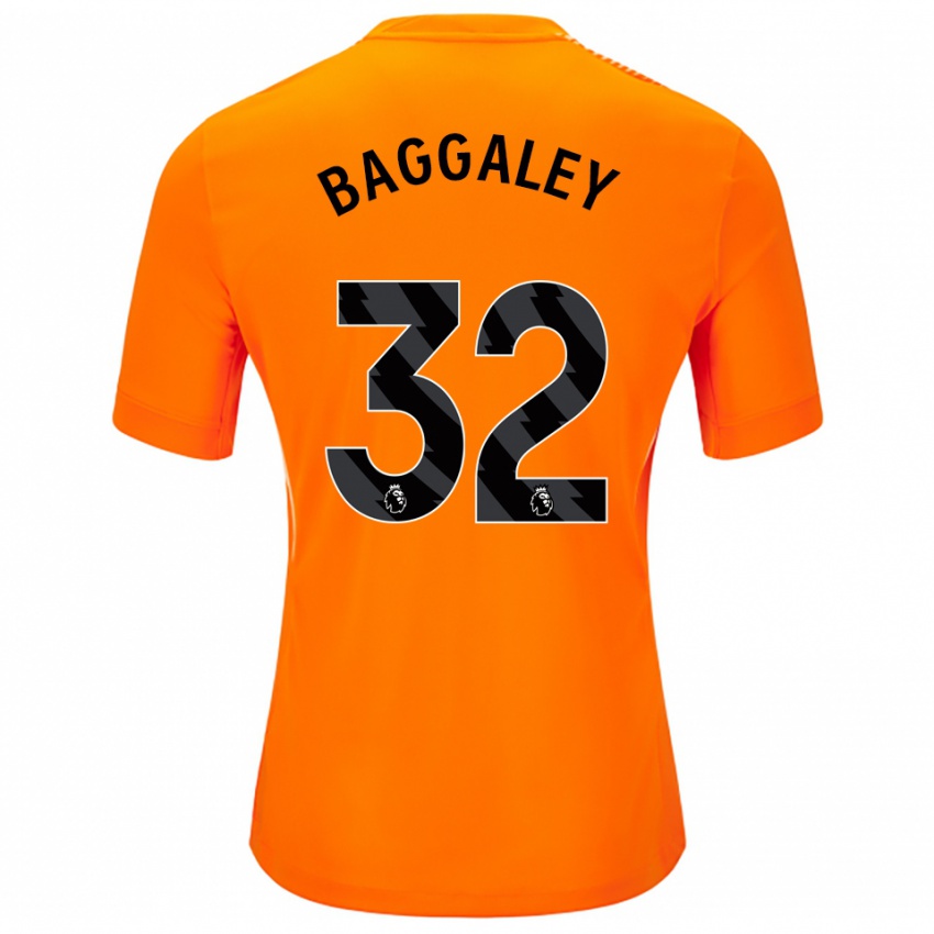 גברים סופי באגאלי #32 כתום שחור חולצת שוער 2025/26 חולצה קצרה