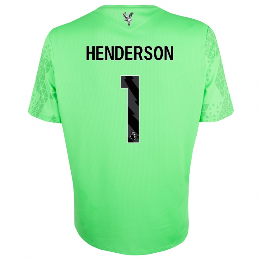 גברים דין הנדרסון #1 ירוק שחור חולצת שוער 2025/26 חולצה קצרה