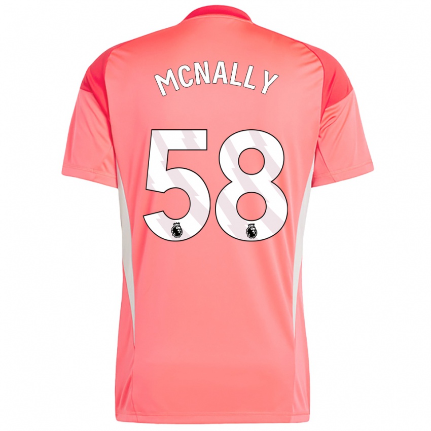 גברים אלפי מקנאלי #58 אדום לבן חולצת שוער 2025/26 חולצה קצרה