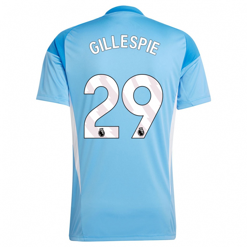 גברים מארק גילספי #29 כחול לבן חולצת שוער 2025/26 חולצה קצרה