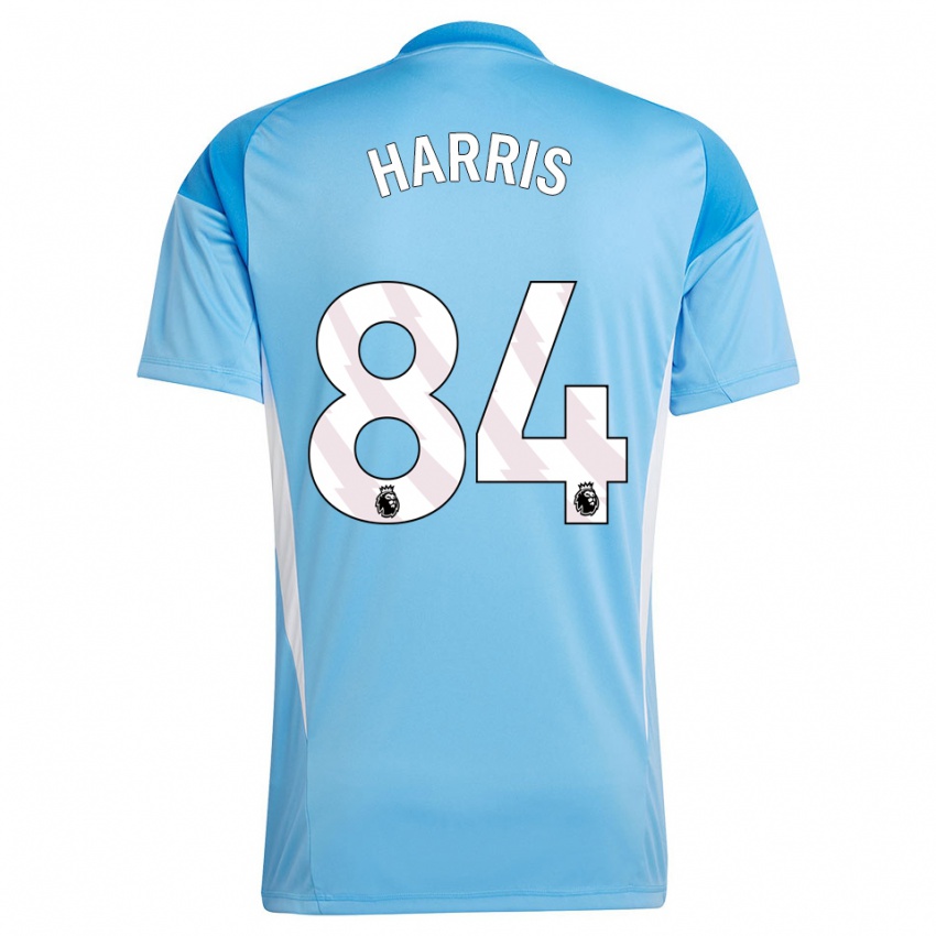 גברים איידן האריס #84 כחול לבן חולצת שוער 2025/26 חולצה קצרה