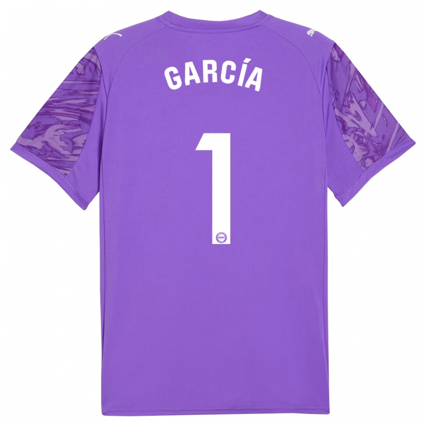 גברים גאסקה גרסיה ואסקס #1 סגול לבן חולצת שוער 2025/26 חולצה קצרה