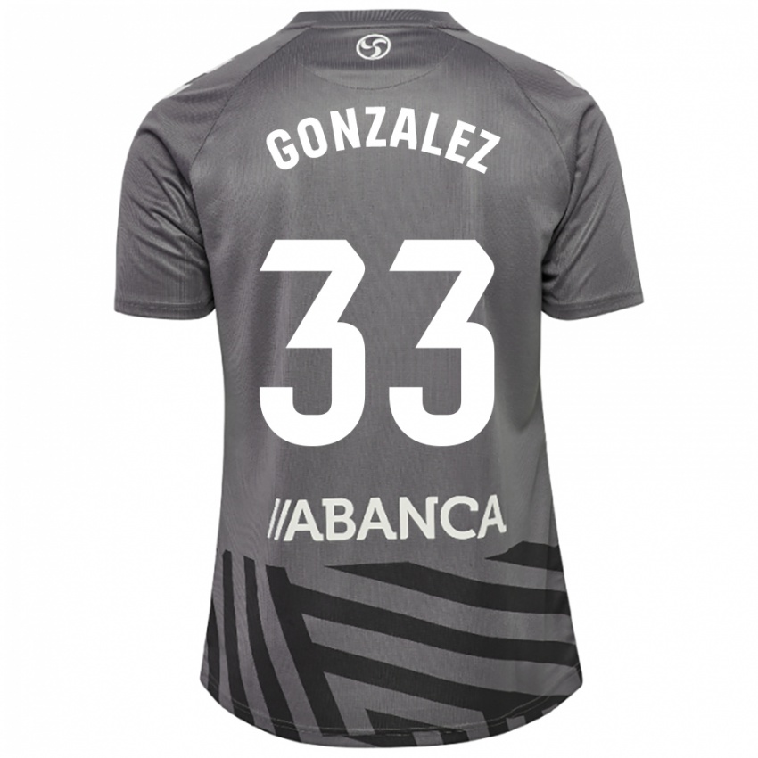 גברים מרקוס גונזאלס #33 אפור כהה שחור חולצת שוער 2025/26 חולצה קצרה