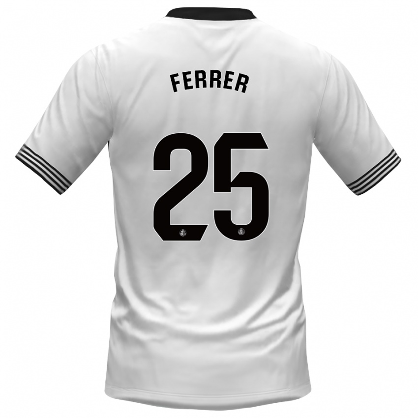 גברים דייגו פרר מרטינס #25 לבן שחור חולצת שוער 2025/26 חולצה קצרה
