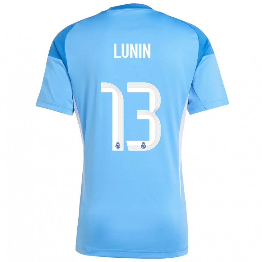 גברים אנדרו יום שני #13 כחול שמיים לבן חולצת שוער 2025/26 חולצה קצרה