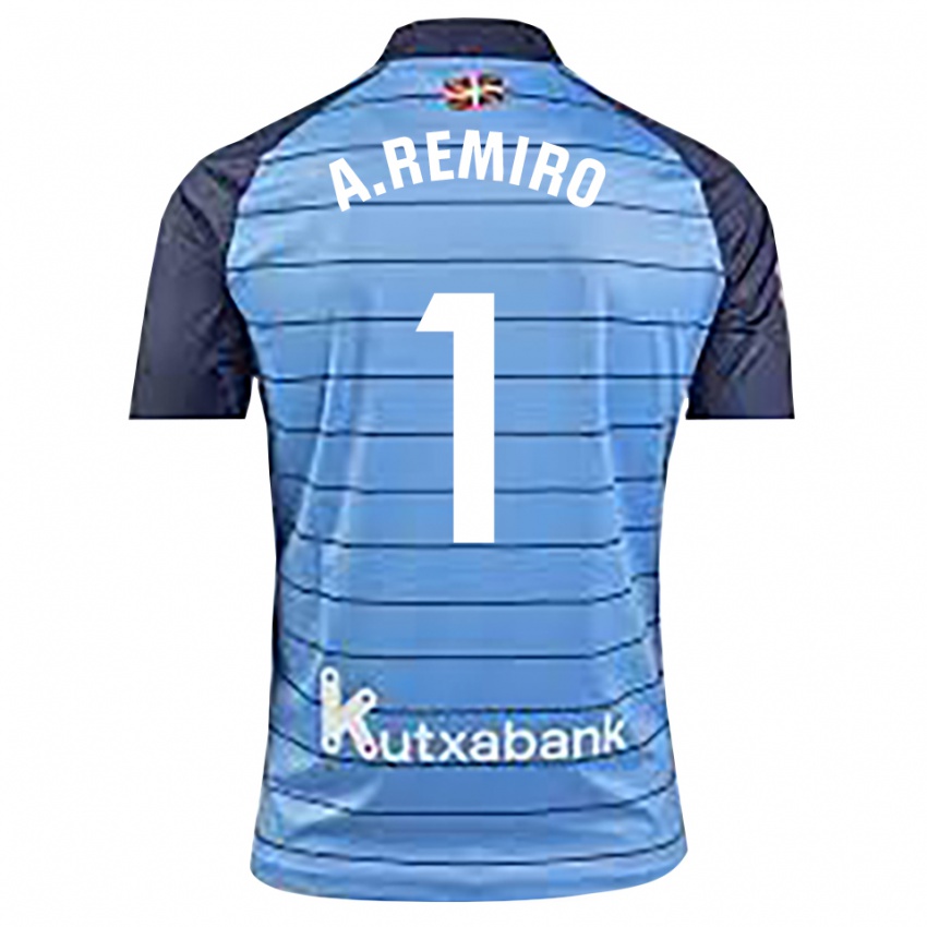 גברים אלכס רמירו #1 כחול נייבי חולצת שוער 2025/26 חולצה קצרה