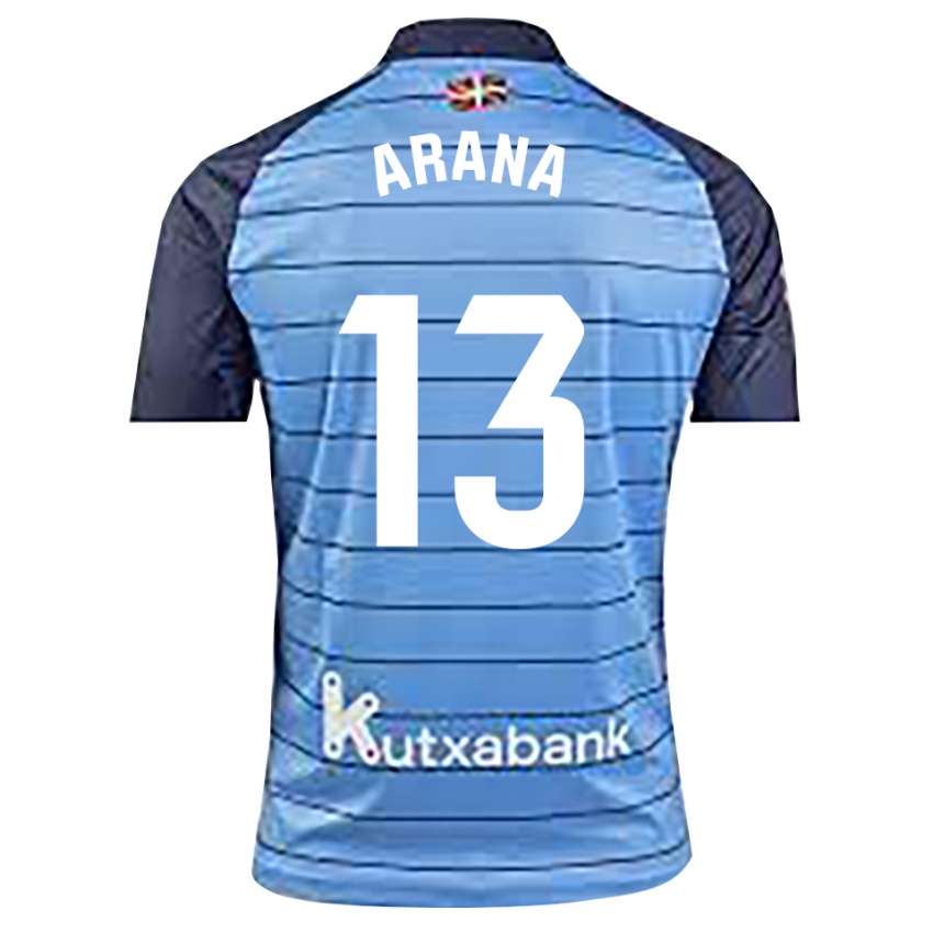 גברים Egoitz Arana #13 כחול נייבי חולצת שוער 2025/26 חולצה קצרה