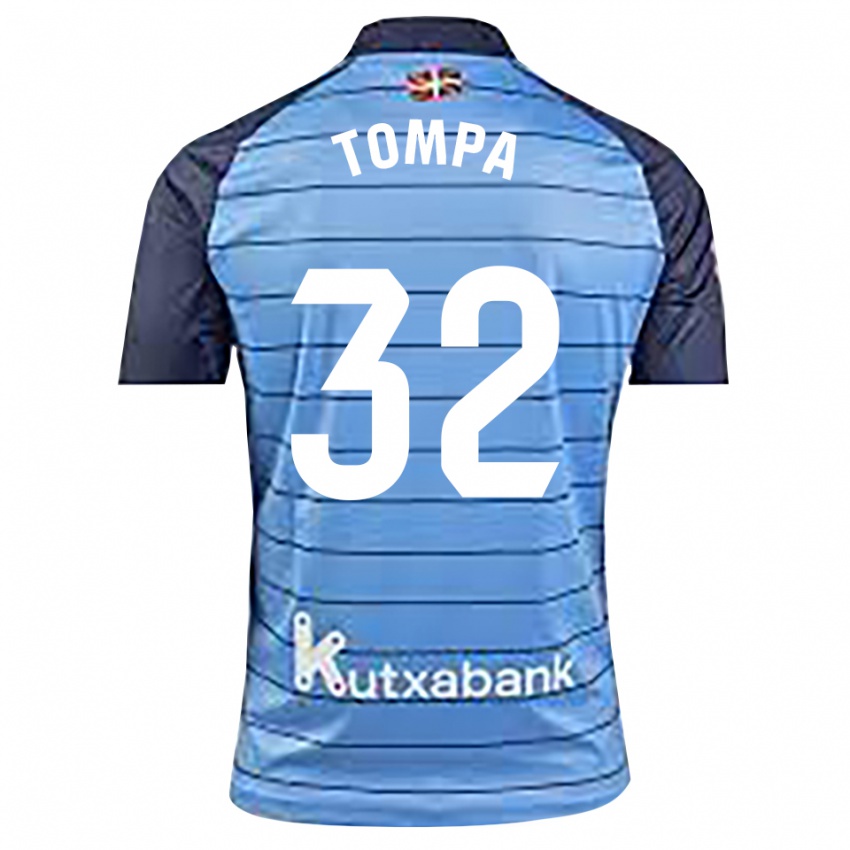 גברים אקוש סאבולץ׳ טומפה #32 כחול נייבי חולצת שוער 2025/26 חולצה קצרה