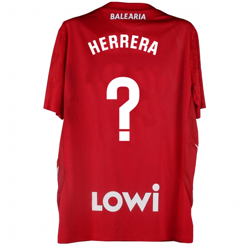 גברים אסייר הררה סראנו #0 אדום לבן חולצת שוער 2025/26 חולצה קצרה