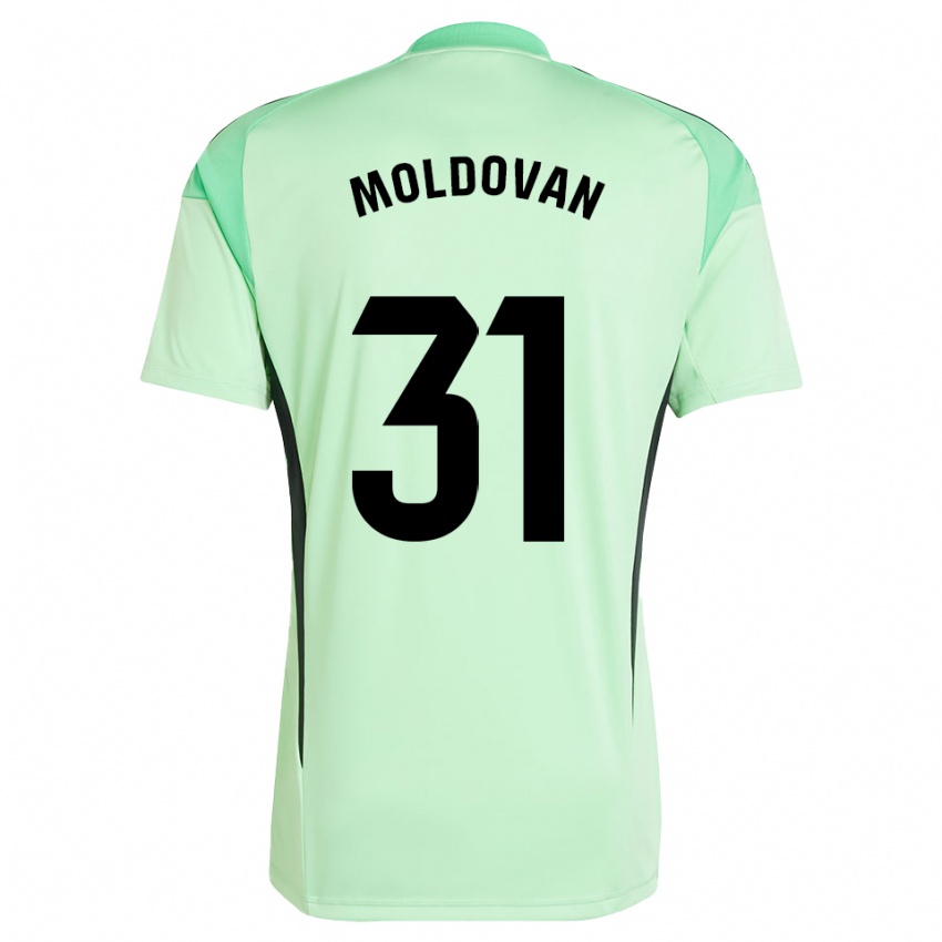 גברים הוראציו מולדובן #31 ירוק בהיר שחור חולצת שוער 2025/26 חולצה קצרה
