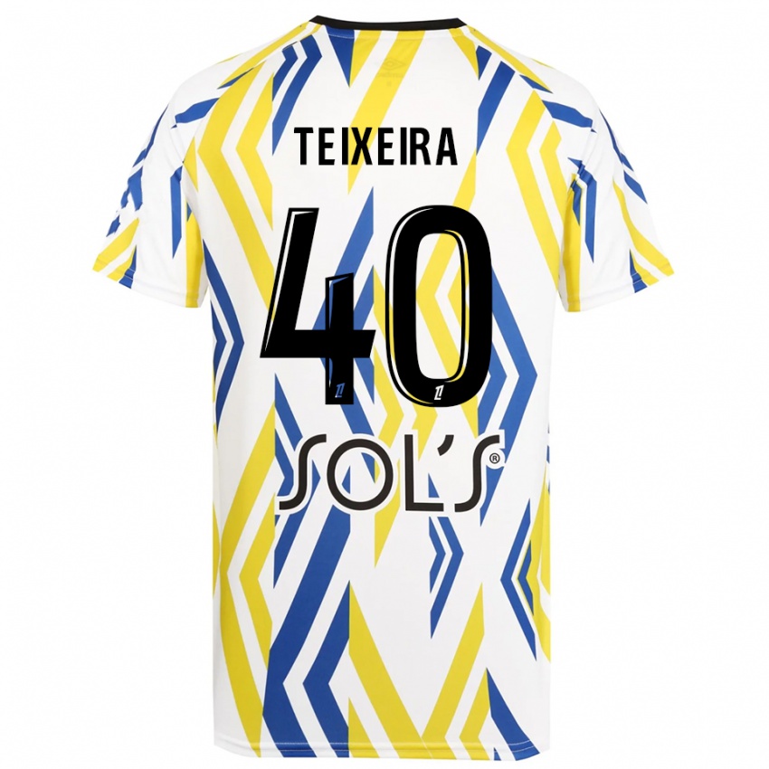 גברים אלכס טשיירה #40 לבן אדום כחול חולצת שוער 2025/26 חולצה קצרה