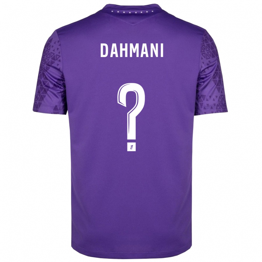 גברים Waël Dahmani #0 סגול לבן חולצת שוער 2025/26 חולצה קצרה