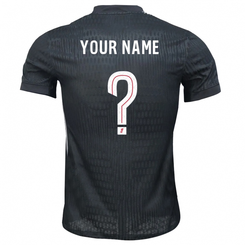 גברים פריז סן-ז'רמן אפור כהה שחור חולצת שוער 2025/26 חולצה קצרה