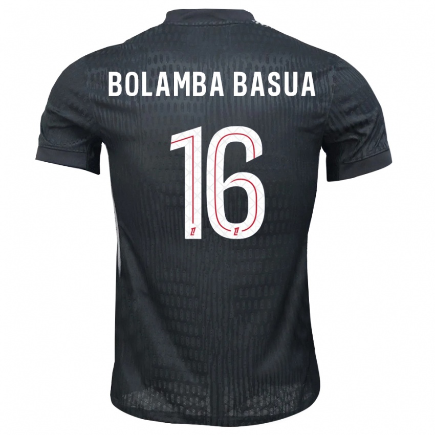 גברים Kévin Bolamba Basua #16 אפור כהה שחור חולצת שוער 2025/26 חולצה קצרה