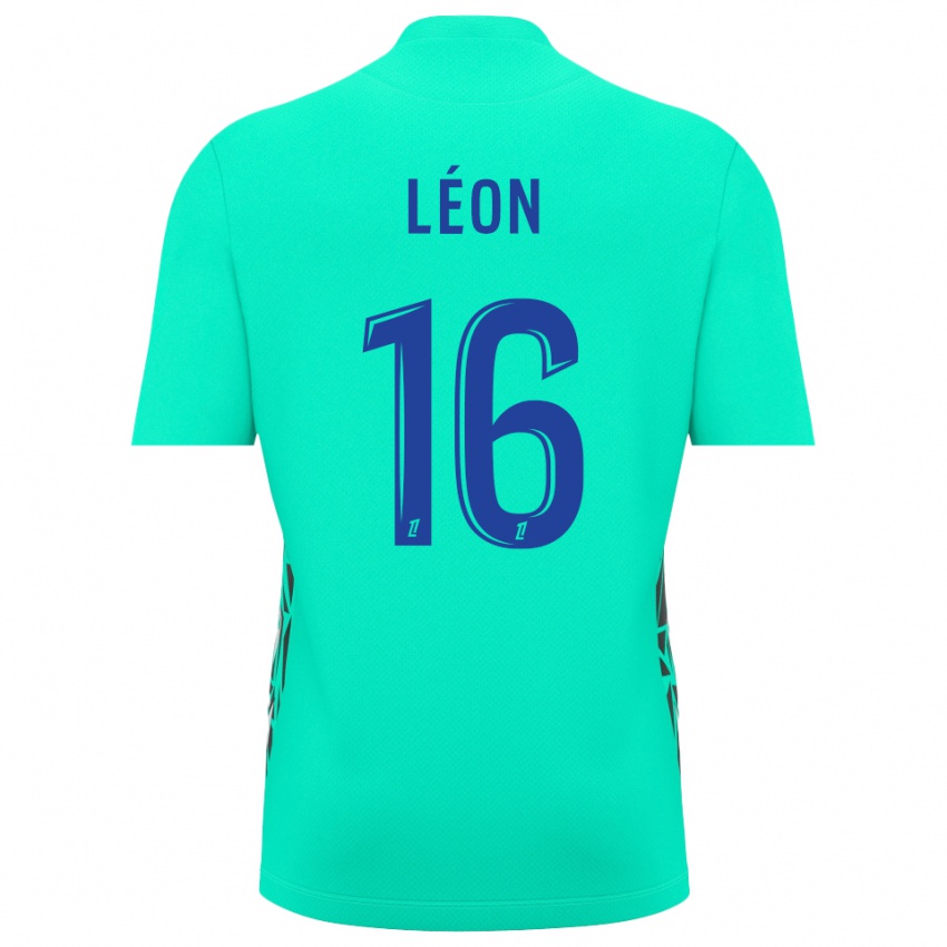 גברים דונובן לאון #16 כחול אקווה חולצת שוער 2025/26 חולצה קצרה