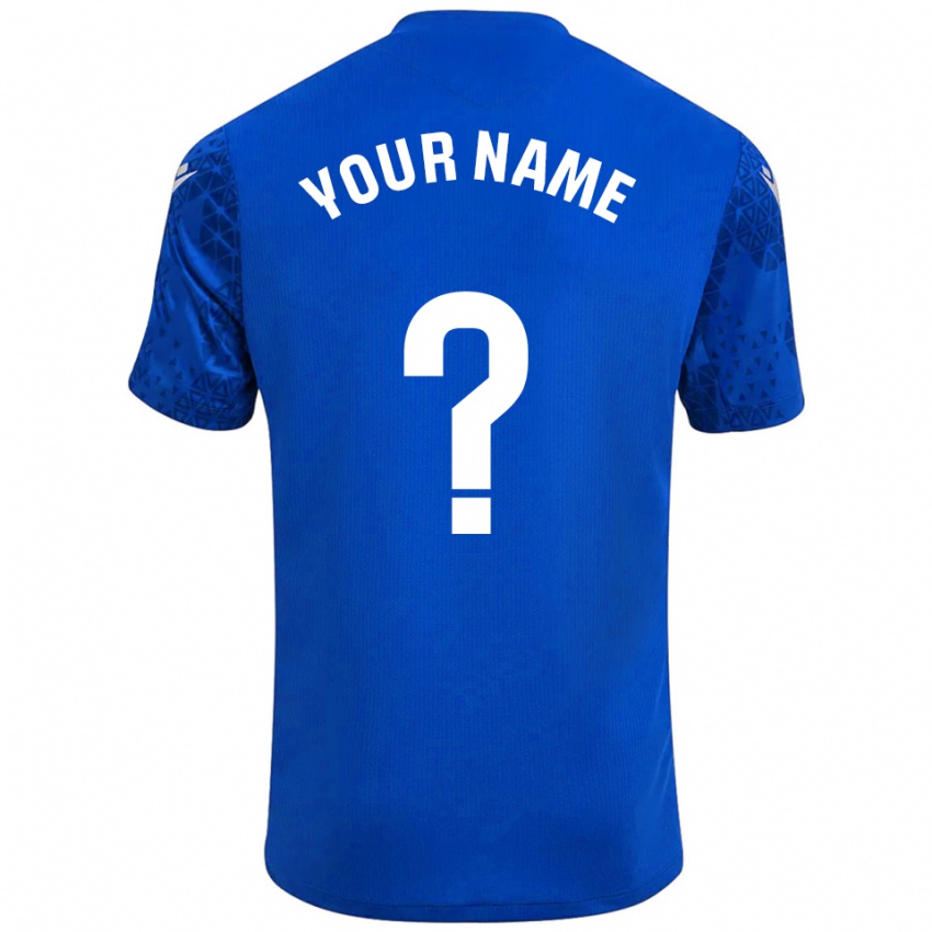 גברים קאדיז כחול לבן חולצת שוער 2025/26 חולצה קצרה