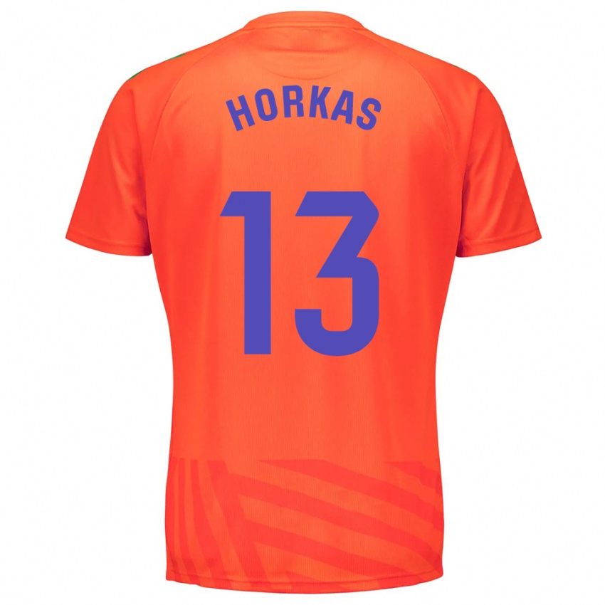 גברים דינקו הורקש #13 אדום כחול חולצת שוער 2025/26 חולצה קצרה