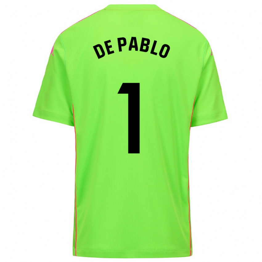 גברים אלברו די פאבלו קאסאדו #1 ורוד עמוק לירימה חולצת שוער 2025/26 חולצה קצרה