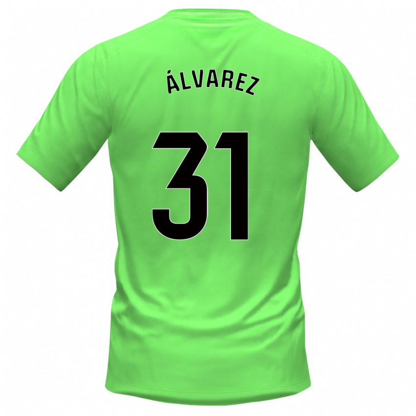 גברים איקר אלברס #31 ירוק שחור חולצת שוער 2025/26 חולצה קצרה