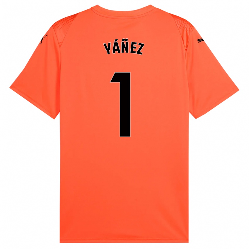 גברים רובן יאנייס #1 כתום שחור אדום חולצת שוער 2025/26 חולצה קצרה