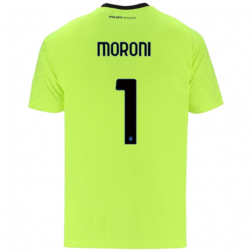 גברים Tommaso Moroni #1 ירוק צהוב אדום חולצת שוער 2025/26 חולצה קצרה