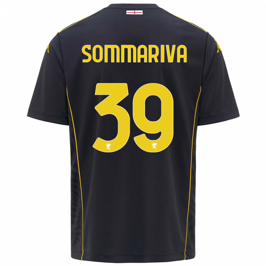 גברים דניאלה סומריבה #39 שחור צהוב חולצת שוער 2025/26 חולצה קצרה