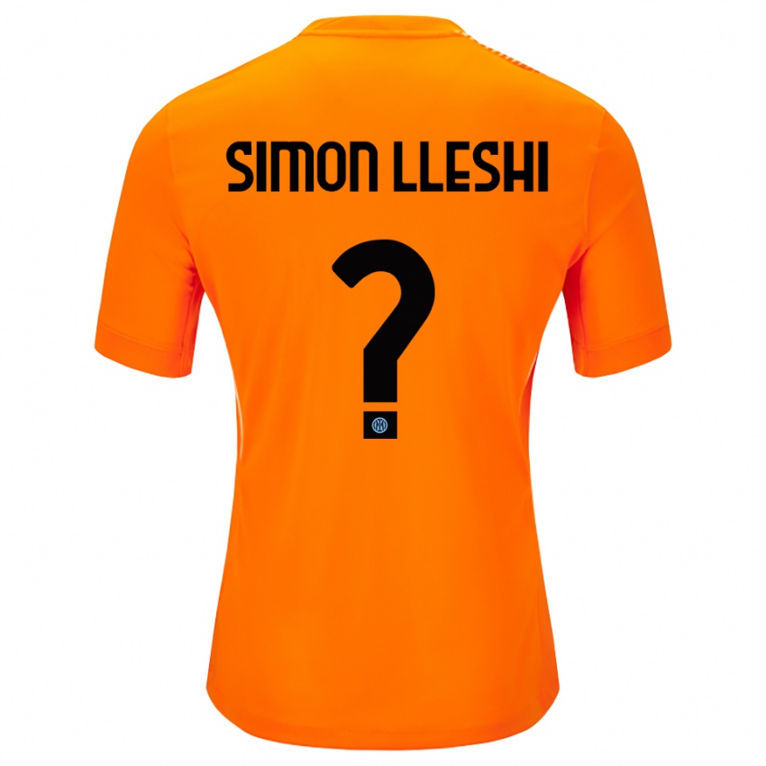 גברים סימון ללשי #0 כתום בהיר שחור חולצת שוער 2025/26 חולצה קצרה